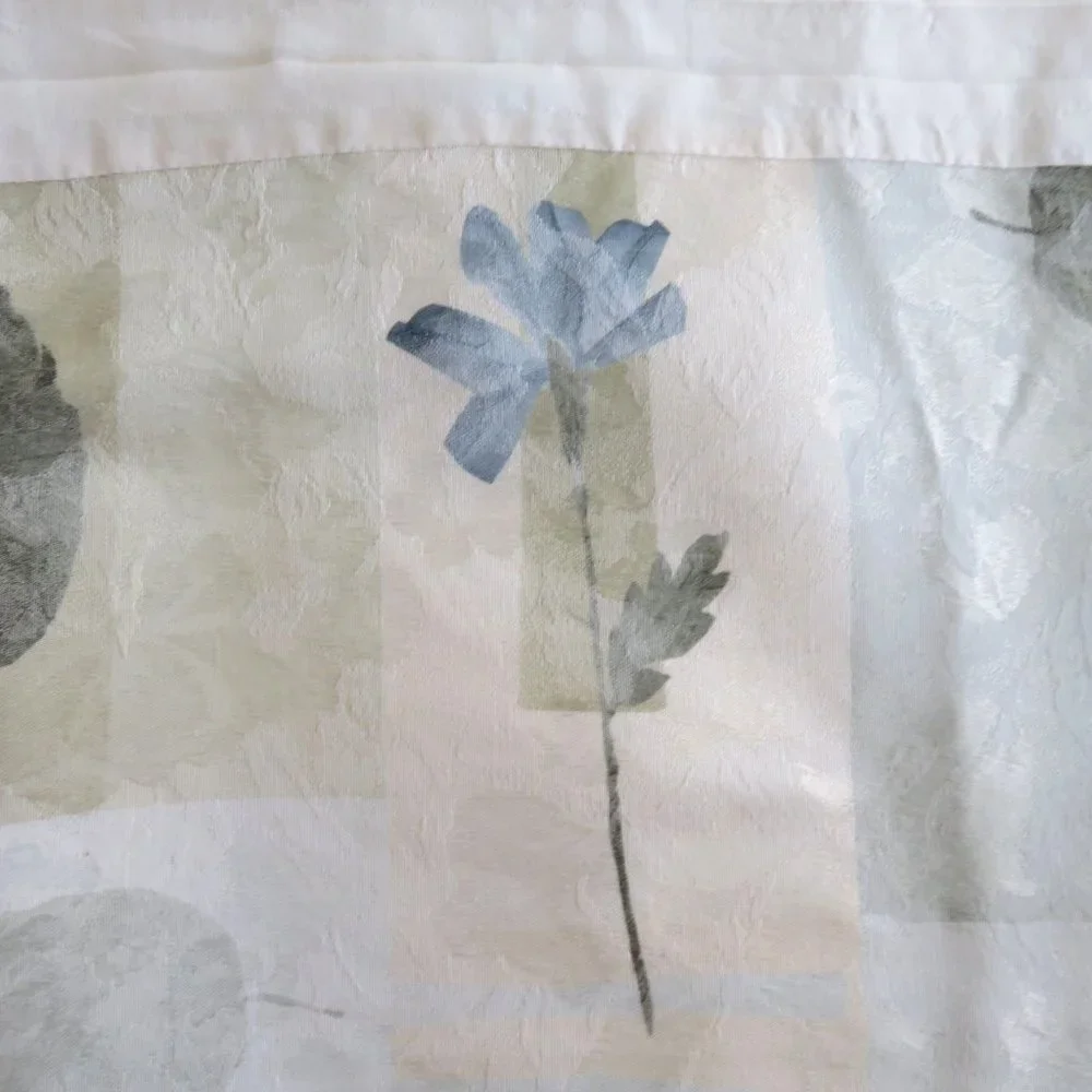 Vintage Croscill Cal King Bed Skirt Multicolor Spa Leaf 14